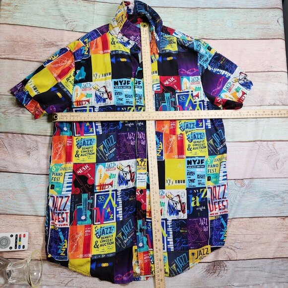 Disney Pixar Soul Movie Jazz Hawaiian Short Sleeve Shirt Small - Picture 12 of 15
